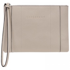 Longchamp 3D Men Pouch Brown | Australia-421XHEDBK