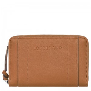 Longchamp 3D Women Wallet Beige | Australia-287RIPJSA