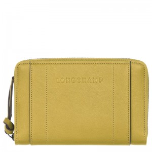 Longchamp 3D Women Wallet Yellow | Australia-324AJCBGW