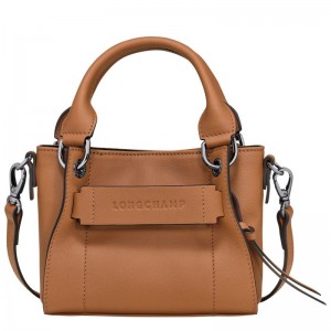 Longchamp 3D Xs Women Handbag Beige | Australia-698SEXAZT
