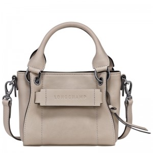 Longchamp 3D Xs Women Handbag Beige | Australia-815BIFJMG