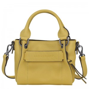 Longchamp 3D Xs Women Handbag Yellow | Australia-183XPOMDT
