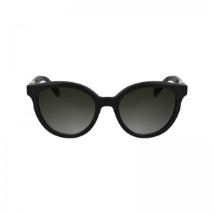 Longchamp Acetate Women Sunglasses Black | Australia-197FNYABU