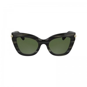 Longchamp Acetate Women Sunglasses Grey | Australia-746ZRWOFG