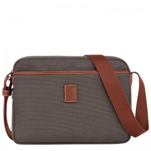 Longchamp Boxford M Camera Men Crossbody Bag Brown | Australia-932KSGDUP