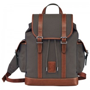 Longchamp Boxford Men Backpack Brown | Australia-187YDARCV