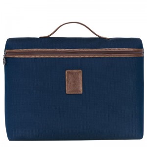Longchamp Boxford S Men Briefcase Blue | Australia-270NKYDEM