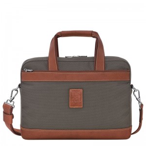 Longchamp Boxford S Men Briefcase Brown | Australia-942JYPLWF