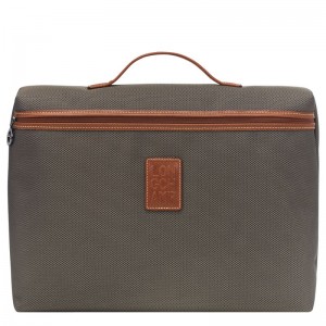 Longchamp Boxford S Men Briefcase Brown | Australia-782ZSLDHY