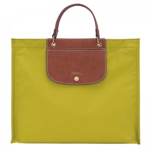 Longchamp Cabas L Women Tote Bag Green | Australia-581VBDHLG