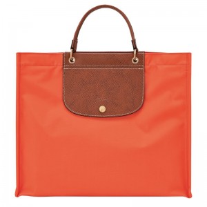 Longchamp Cabas L Women Tote Bag Orange | Australia-586JEHIGY