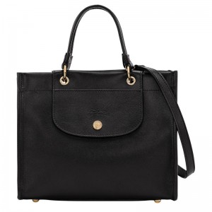 Longchamp Cabas S Women Handbag Black | Australia-749BIJEZW