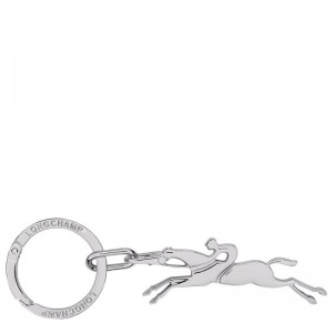 Longchamp Cavalier Men Key Rings Silver | Australia-053ZLWVPE