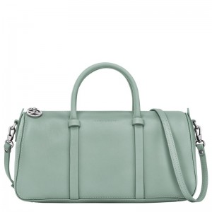 Longchamp Daylong M Women Handbag Blue Green | Australia-562GVBJCH