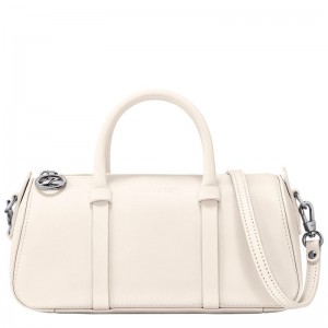 Longchamp Daylong S Women Handbag Cream | Australia-937HRIYSG