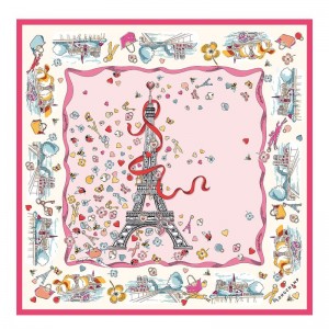 Longchamp Equestrian Tower 50 Women Scarf Multicolor | Australia-614BLAUXW