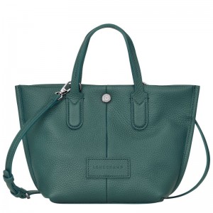Longchamp Essential Xs Women Handbag Blue Green | Australia-618TUCJDK