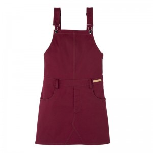 Longchamp Gabardine Women Dress Dark Red | Australia-962NUYFTO