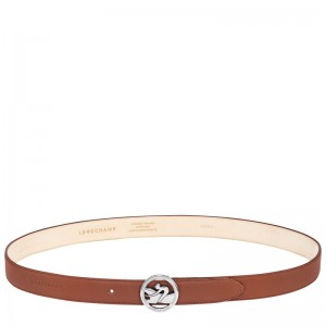 Longchamp La Médaille Women Belt Brown | Australia-576AKMIYW