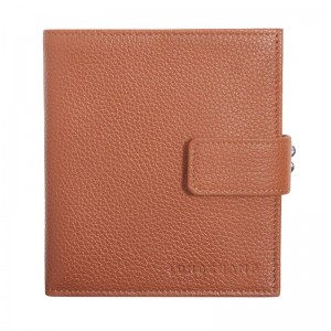 Longchamp Le Foulonné Compact Women Wallet Brown | Australia-215XOFHWB