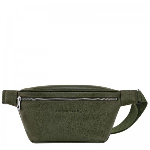 Longchamp Le Foulonné M Women Belt Bag Khaki | Australia-487BAZROD