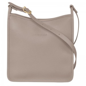 Longchamp Le Foulonné M Women Crossbody Bag Grey | Australia-409UFJZRB