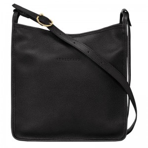 Longchamp Le Foulonné M Women Crossbody Bag Black | Australia-251HVXGJC