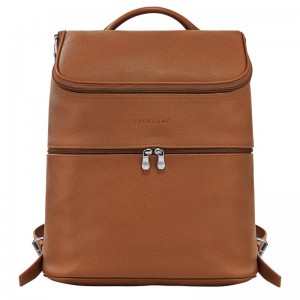 Longchamp Le Foulonné Men Backpack Brown | Australia-892JEKPGI