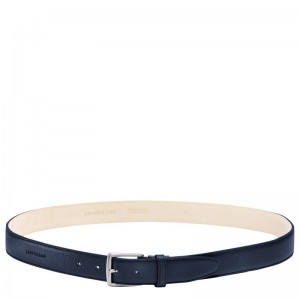 Longchamp Le Foulonné Men Belt Navy | Australia-108EYFTNG