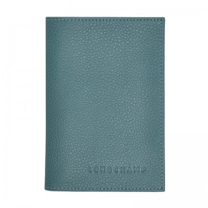Longchamp Le Foulonné Men Passport Holder Blue | Australia-120SKWBZR