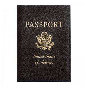 Longchamp Le Foulonné Men Passport Holder Black | Australia-134AWJECR