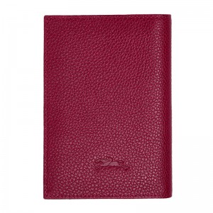 Longchamp Le Foulonné Men Passport Holder Fuchsia | Australia-631OPIBCA
