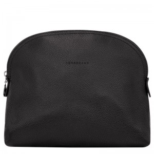 Longchamp Le Foulonné Men Toiletry Bags Black | Australia-507OQBTLU