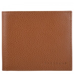 Longchamp Le Foulonné Men Wallet Brown | Australia-925KJTOBG