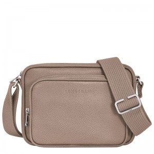 Longchamp Le Foulonné S Camera Men Crossbody Bag Beige | Australia-906ITEBYJ