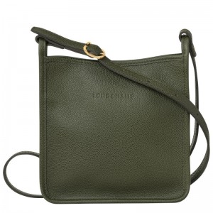 Longchamp Le Foulonné S Women Crossbody Bag Khaki | Australia-438EWIGJD