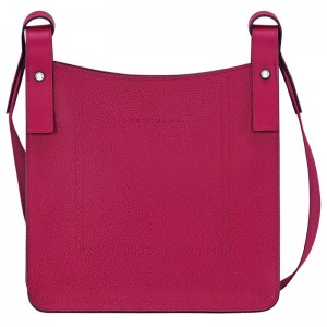 Longchamp Le Foulonné S Women Crossbody Bag Dark Pink | Australia-035KSOMHX