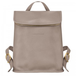 Longchamp Le Foulonné Women Backpack Beige | Australia-936QDAUXY