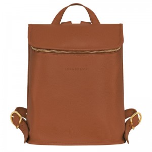 Longchamp Le Foulonné Women Backpack Brown | Australia-104QKBLJY