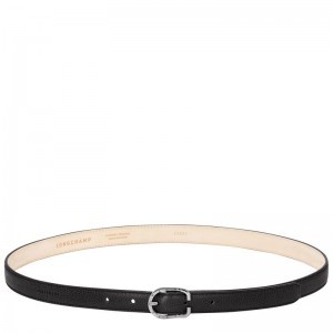 Longchamp Le Foulonné Women Belt Black | Australia-637OTPJZF
