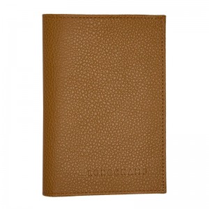 Longchamp Le Foulonné Women Passport Holder Brown | Australia-568EIOTKF