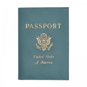 Longchamp Le Foulonné Women Passport Holder Blue | Australia-589MQCIDB