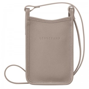 Longchamp Le Foulonné Women Phone Case Grey | Australia-253RLQUOX