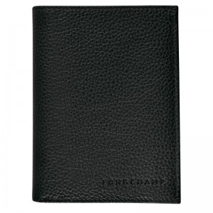 Longchamp Le Foulonné Women Wallet Black | Australia-386BLPCKN