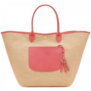 Longchamp Le Pliage Collection L Basket Women Tote Bag Pink | Australia-307LHMYCR