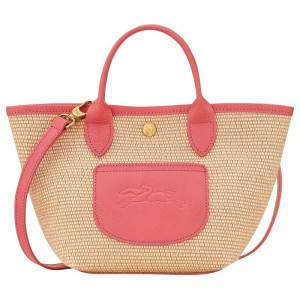 Longchamp Le Pliage Collection Xs Basket Women Tote Bag Pink | Australia-958IGDZOY