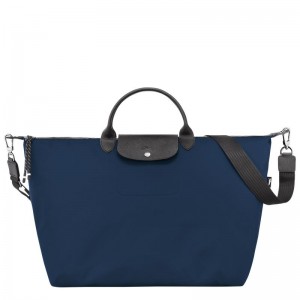 Longchamp Le Pliage Energy L Women Travel Bag Navy | Australia-465BYNUDP