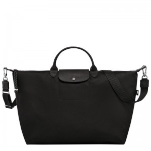 Longchamp Le Pliage Energy L Women Travel Bag Black | Australia-654HRQIZS