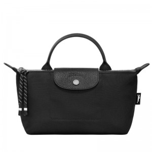 Longchamp Le Pliage Energy Men Pouch Black | Australia-583GKOUQX