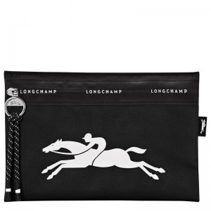 Longchamp Le Pliage Energy Men Pouch Black | Australia-650HPJMXB